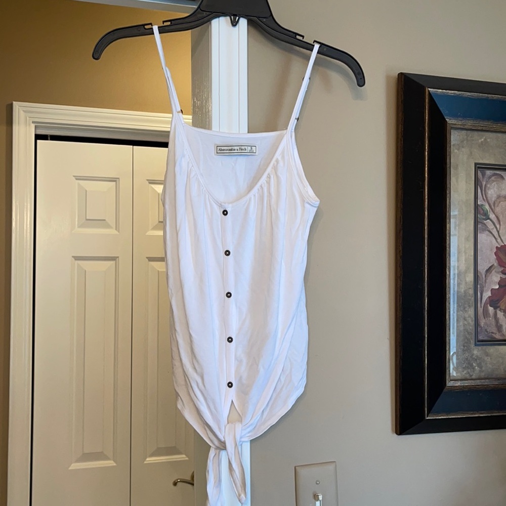 Abercrombie and Fitch white tank top